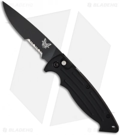 Benchmade 2550SBK Mini Reflex Automatic Knife (3.16" Black Serr) 3 Benchmade 2550SBK Mini Reflex Automatic Knife (3.16" Black Serr)