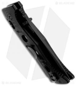 Benchmade Sibert 275BK Adamas AXIS Lock Knife Black G-10 (3.82" Black) -Knives Benchmade Store benchmade 275sbk sibert adams tactical serr axis lock side 1