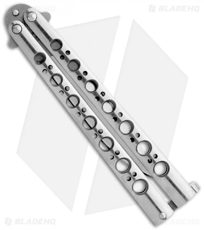 Benchmade 42 Balisong Knife Titanium Butterfly Knife T-Latch (Plain) BM42 5 Benchmade 42 Balisong Knife Titanium Butterfly Knife T-Latch (Plain) BM42 - Image 3