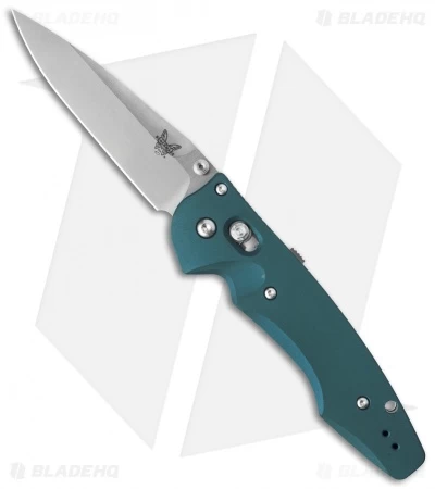 Benchmade Large Emissary 3.5 AXIS-Assist Knife Aqua (3.45" Satin) 477-1 3 Benchmade Large Emissary 3.5 AXIS-Assist Knife Aqua (3.45" Satin) 477-1