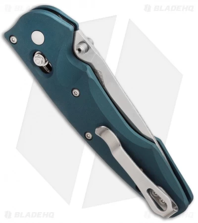 Benchmade Large Emissary 3.5 AXIS-Assist Knife Aqua (3.45" Satin) 477-1 4 Benchmade Large Emissary 3.5 AXIS-Assist Knife Aqua (3.45" Satin) 477-1 - Image 2