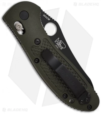 Benchmade Griptilian AXIS Lock Knife Olive Drab (3.45" Black Serr) 550SBKHGOD 4 Benchmade Griptilian AXIS Lock Knife Olive Drab (3.45" Black Serr) 550SBKHGOD - Image 2