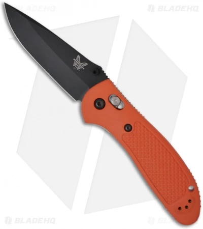 Benchmade Griptilian AXIS Lock Knife Orange (3.45" Black) 551BK-ORG 3 Benchmade Griptilian AXIS Lock Knife Orange (3.45" Black) 551BK-ORG