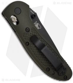 Benchmade Griptilian AXIS Lock Knife Olive Drab (3.45" Black Serr) 551SBKOD -Knives Benchmade Store benchmade 551sbkod griptilian back