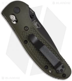 Benchmade Griptilian AXIS Lock Knife Olive Drab (3.45" Black Serr) 553SBKOD -Knives Benchmade Store benchmade 553bkod griptilian tanto back 1