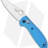 Benchmade Mini Griptilian AXIS Lock Knife Blue (2.91" Satin) 555HG-BLU -Knives Benchmade Store benchmade 555hg blue mini griptilian