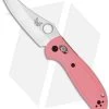 Benchmade Mini Griptilian AXIS Lock Knife Pink (2.91" Satin) 555HG-PNK -Knives Benchmade Store benchmade 555hg pink mini griptilian