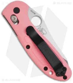 Benchmade Mini Griptilian AXIS Lock Knife Pink (2.91" Satin) 555HG-PNK -Knives Benchmade Store benchmade 555hg pink mini griptilian back