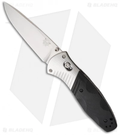 Benchmade Barrage AXIS-Assist Black G-10 (3.6" Satin) 581 3 Benchmade Barrage AXIS-Assist Black G-10 (3.6" Satin) 581