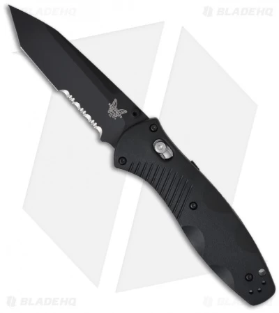 Benchmade Barrage Tanto AXIS-Assist Knife (3.6" Black Serr) 583SBK 3 Benchmade Barrage Tanto AXIS-Assist Knife (3.6" Black Serr) 583SBK
