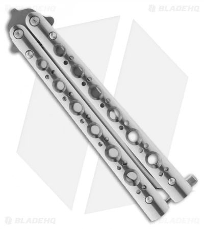 Benchmade 63 Bowie Balisong Butterfly Knife (4.25" Satin) 4 Benchmade 63 Bowie Balisong Butterfly Knife (4.25" Satin) - Image 2