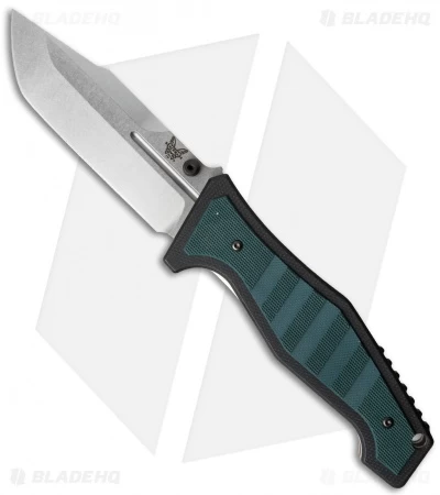 Benchmade Vicar Liner Lock Knife Green/Black G-10 (3.86" Stonewash) 757 3 Benchmade Vicar Liner Lock Knife Green/Black G-10 (3.86" Stonewash) 757