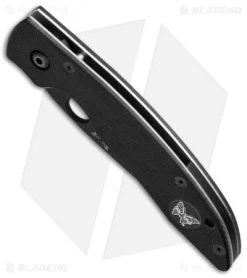 Rare Benchmade Mini AFCK 812SBT Liner Lock Knife (3.25" Black Serr) -Knives Benchmade Store benchmade 812sbt bottom cm