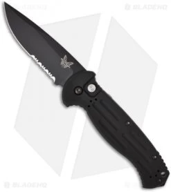 Knives Benchmade Store 16 Benchmade 9051SBK AFO II Automatic Knife (3.56" Black Serr)