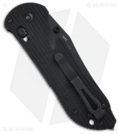 Benchmade Triage AXIS Lock Knife Black G-10 (3.5" Satin Serr) 916S -Knives Benchmade Store benchmade 915bk triage back