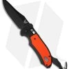 Benchmade 9170BK-ORG Triage Knife Orange Axis Automatic (3.58" Black) -Knives Benchmade Store benchmade 9170bk org auto triage