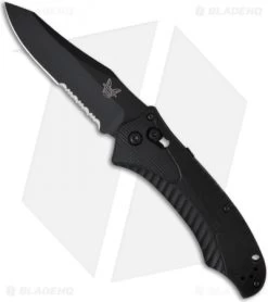 Benchmade 9555SBK Rift Automatic Knife (3.67" Black Serr)