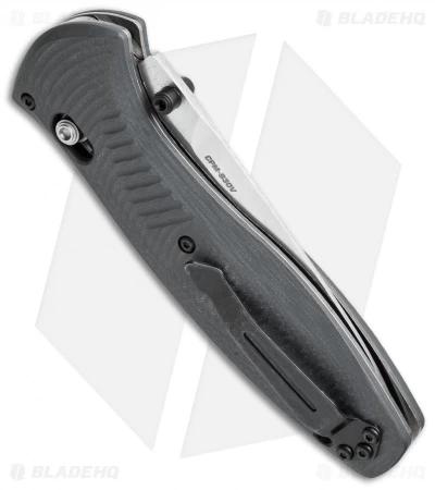 Benchmade Barrage AXIS-Assist Knife Gray G-10 (3.6" Satin) 580-2 5 Benchmade Barrage AXIS-Assist Knife Gray G-10 (3.6" Satin) 580-2 - Image 3