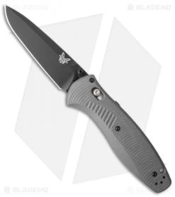 Benchmade Barrage AXIS-Assist Knife Gray G-10 (3.6" Black) 580BK-2