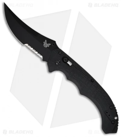 Benchmade Bedlam AXIS Lock Knife (3.95" Black Serr) 860SBK 3 Benchmade Bedlam AXIS Lock Knife (3.95" Black Serr) 860SBK