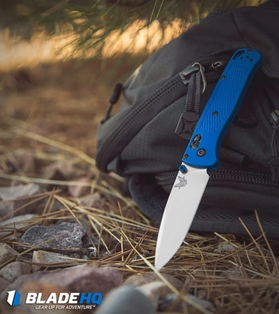 Benchmade Bugout AXIS Lock Pocket Knife Blue (3.24" Satin) 535 7 Benchmade Bugout AXIS Lock Pocket Knife Blue (3.24" Satin) 535 - Image 5