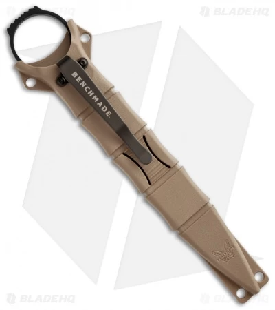 Benchmade SOCP Fixed Blade Knife 178SBKSN (3.22" Serr Black) W/ Sand Sheath 4 Benchmade SOCP Fixed Blade Knife 178SBKSN (3.22" Serr Black) W/ Sand Sheath - Image 2