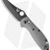 Benchmade Mini Griptilian AXIS Lock Knife Gray/Blue G-10 (2.91" Black) 555BK-1 -Knives Benchmade Store benchmade mini griptialian 555bk 1 cm