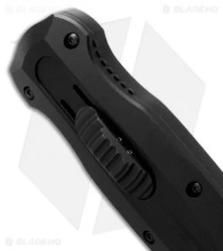 Benchmade Pagan Bayonet S/E OTF Automatic Knife (3.96" Black) 3321BK -Knives Benchmade Store benchmade pagan 3320 spine jm 4