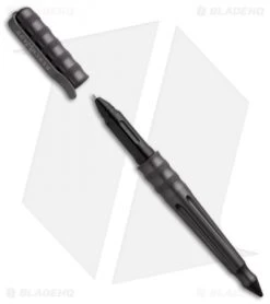 Benchmade Pen & Tactical Defense Tool W/ Black Ink Grey Aluminum 1100-2 -Knives Benchmade Store benchmade pen black ink grey 1100 2