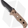 Benchmade 2750 Adamas Automatic Knife W/ Tan Handle (3.82" Black Serr) 2750SBKSN -Knives Benchmade Store benchmade sibert auto adamas 2750sbksn