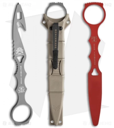 Benchmade SOCP Rescue Tool + Trainer W/ Sand Sheath (Gray) 179GRYSN-COMBO 3 Benchmade SOCP Rescue Tool + Trainer W/ Sand Sheath (Gray) 179GRYSN-COMBO