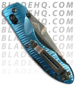 Benchmade Gold Class Kulgera Osborne Titanum Handle Damascus Blade Axis 930-91 -Knives Benchmade Store benchmadegoldclasskulgeraback