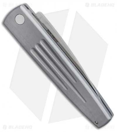 Vintage Benchmade 1000S Auto Spike Automatic Knife Pewter (3.6" Satin Serr) 5 Vintage Benchmade 1000S Auto Spike Automatic Knife Pewter (3.6" Satin Serr) - Image 3